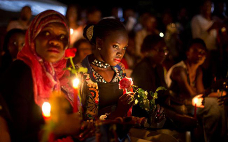 Lễ tưởng niệm nạn nhân vụ al-Shabaab tấn công Đại học Garissa ở Công viên Uhuru,Nairobi